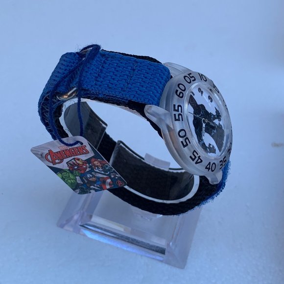 Marvel Black Panther Avengers Boys' Clear Plastic Time Teacher Watch - Picture 4 of 7